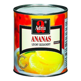 Ananas, Scheiben, leicht gezuckert 