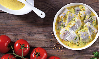 Emder Heringshappen in Senfdressing, 500g 