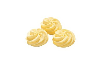 Feine Butterrosetten, tiefgekühlt 