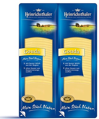 Gouda in Scheiben 