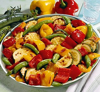 Grill - Pfannengemüse "Mediterran" 