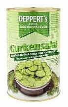 Gurkensalat für Hamburger u. Hot Dog 