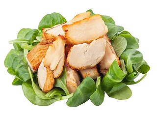 Hähnchen-​Brust-​Streifen gebraten 