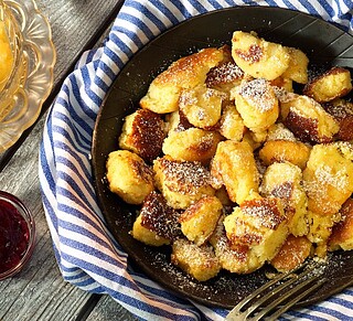 Kaiserschmarrn ohne Rosinen 