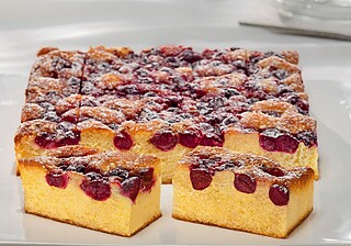 KIRSCH - SAND - BLECHKUCHEN 