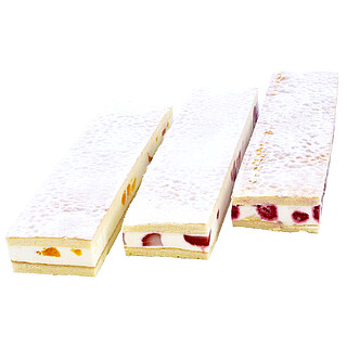 Käse-​Sahne-​Fruchtriegel, 3-​fach sortiert 3 …