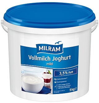 MILRAM Vollmilch Joghurt mild 3,​5% Fett, 5 kg 
