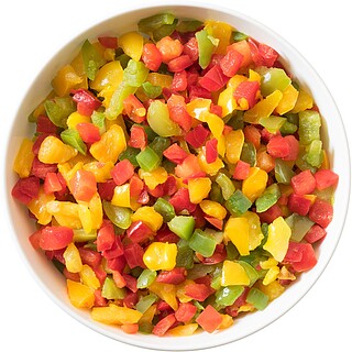 Paprika bunt gewürfelt 