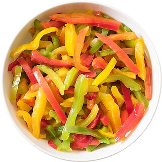 Paprika Streifen bunt 