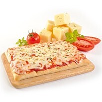 Pizza-​Schnitte Margherita 