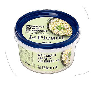 Weißkrautsalat mit Dilldressing 