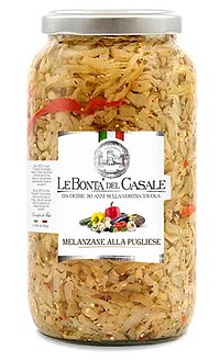 Auberginen in Streifen 