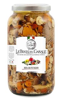 Gemischte Pilze in Öl 