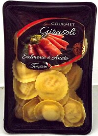 Girasoli mit Lachs und Dill 