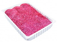 Pizza Salami geschnitten 